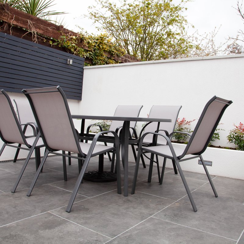 Tiles in garden
